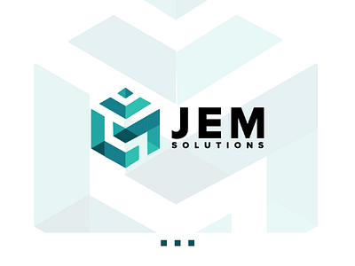 JEM Solutions abstract analyse artificial intelligence branding design e letter icon illustration j letter jem logo m letter solution typography ux