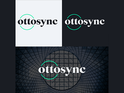 Ottosync Logo Mockup brand identity branding design graphic design icon identity identity design logo logo design minimal