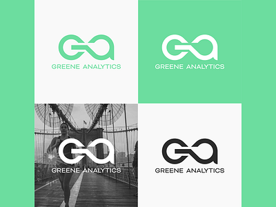 Greene Analytics Logo brand identity branding design graphic design icon identity identity design logo logo design minimal