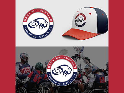 Greater Buffalo Adaptive Sports Logo brand identity branding design graphic design icon identity identity design logo logo design minimal