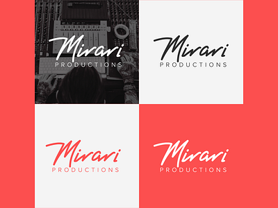 Mirari Productions Logo brand identity branding design graphic design icon identity identity design logo logo design minimal