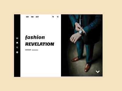 Simple design for fashion web app ui ui design uidesign uxui webdesign