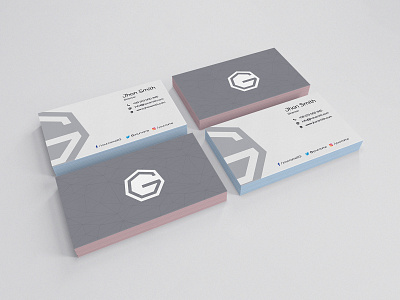 Simple & Clean Business Card adobe illustrator adobe photoshop branding business cards clean minimalist modern stylish typography