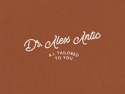 Dr Alex Antic - Personal Branding