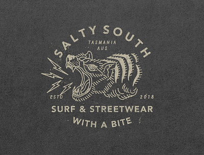 Salty South - Branding & Apparel Design adobe branding design graphic design illustrated logo illustration illustrator logo vector