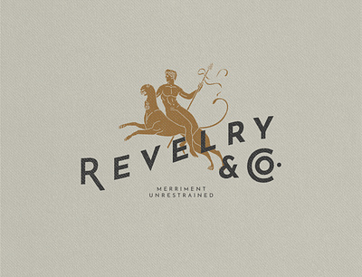 Revelry & Co. - Alcohol Branding branding design graphic design illustrated logo illustration illustrator logo pen ink pen and ink vector