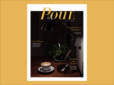 Pour Magazine Cover