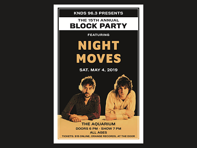 Block Party Poster indesign photoshop poster design print design
