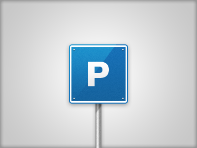 Parking sign