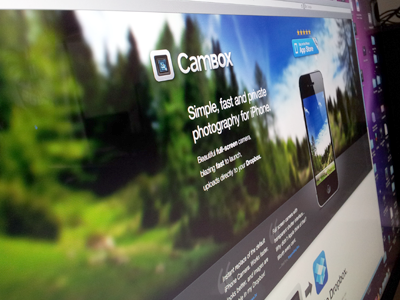 Cambox site header cambox web