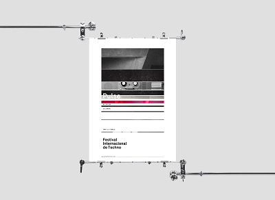 Pulse — Techno Festival art direction branding editorial graphic graphic design identity layout logo poster poster a day poster art poster design