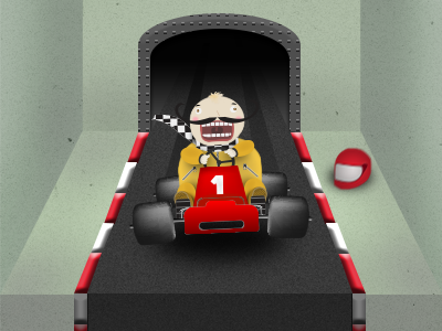 Karting time! Welcome screen