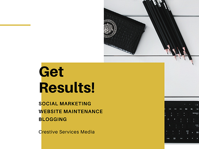 Get Results app branding design minimal typography web website