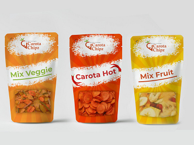 Carota Chipz Packaging branding design packagedesign packaging productdesign