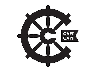 Captain Capitan Logo graphic icon illustrator logo minimal vector