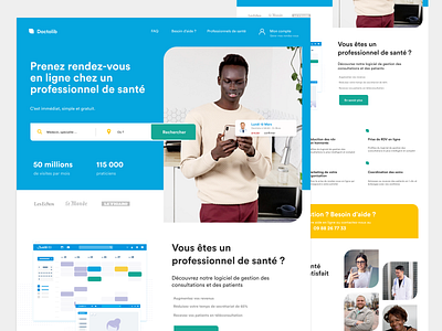 medical landing page redesign