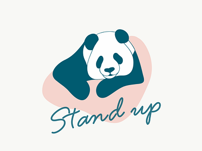 Stand up Panda