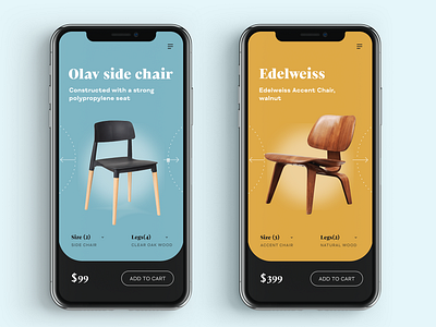 Furniture app app app design ux