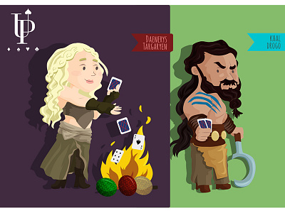 Game of Thrones Poker - Daenerys and Khal Drogo