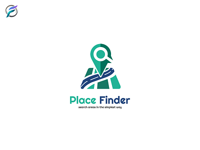 Place Finder Logo application design application ui creative logo finderlogo finderlogo graphics designer graphicsdesign logo logo design logodesign map map logo place place finder place logo