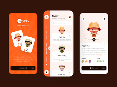 Toyzzy App (Toy Store) 3d animation behance branding design dribbble graphic design illustartion logo motion graphics toy toys toyshop toystore ui uidesign uxdesign webdesign