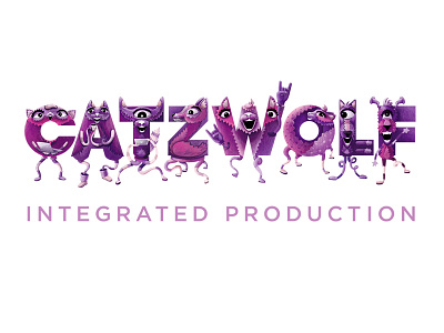 Catzwolf alphabet cat color production wolf сatzwolf