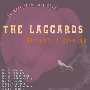 Laggards Heart music poster tour