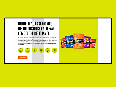 Peatos Website redesign banner cta design ecommerce fast food figma hero section junk food ui ux ui design ux design webdesign website design