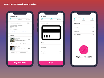 daily ui 002 - credit card checkout adobe xd credit card checkout daily 100 challenge daily ui dailyui ui ux xd