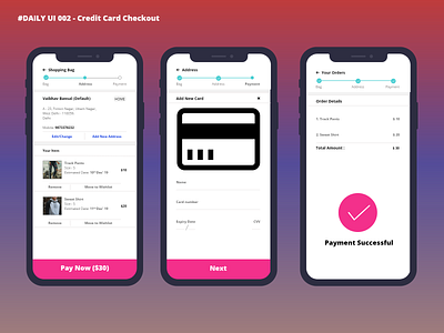 daily ui 002 - credit card checkout