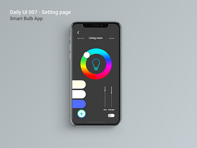 Daily UI 007 Settings page