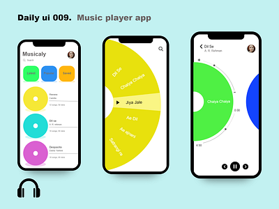 Daily ui 009 music player app