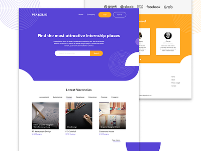 Pekael.id Homepage branding design homepage ui ux vector webdesign website