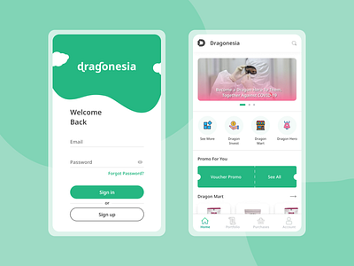Dragonesia - Dragon Fruit App branding design flat mobile mobile app shopping app ui ux