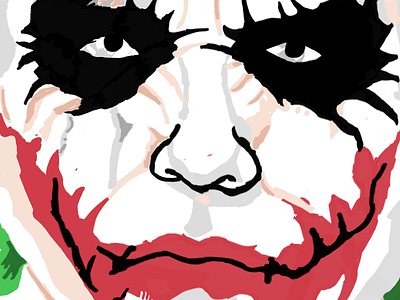 Joker - iPad Doodle batman doodle ipad joker