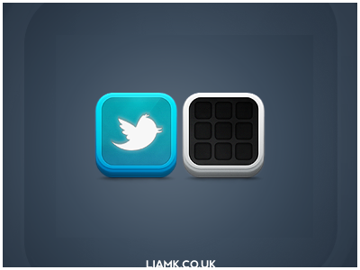 Twitter/Folder Icons
