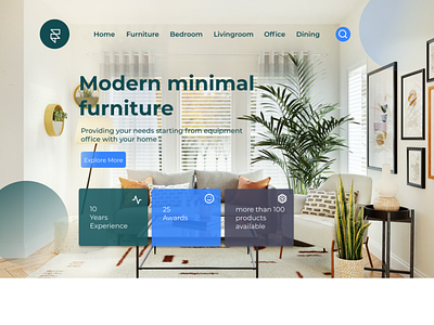Design Furniture E-commerce design ecommerce graphic design landingpage ui website