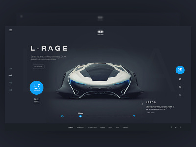 Concept Car website 