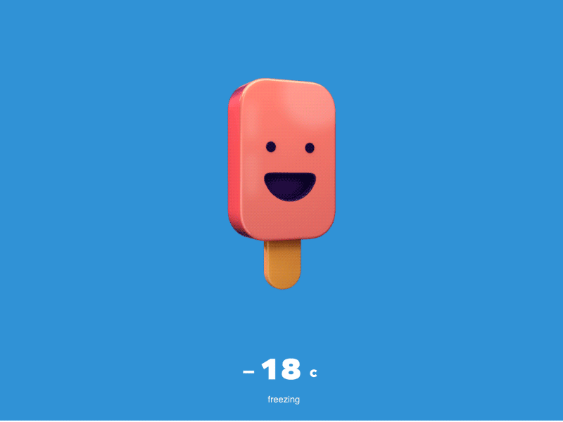 Loader For Ice Cream website after effects animation design ice ice cream interaction loader site ui ux web