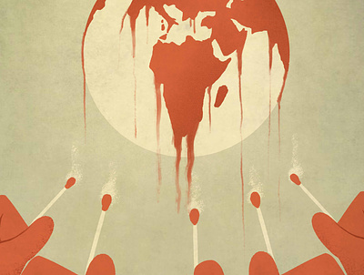 [Affiches from the Future #4] billboard climatechange design frelly globalwarming habitat hot illustraion illustrationage illustree planet