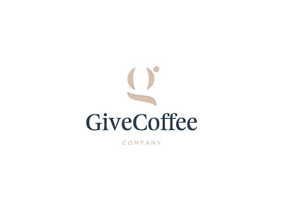 Give Coffee Logo Design coffee coffee logo custom logo lettermark logo logo logo design logo designer