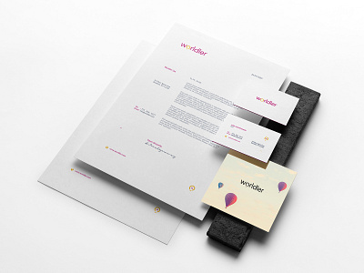 Worldler Stationery Design