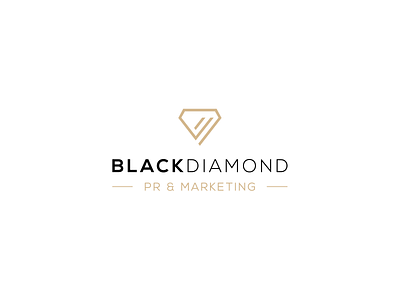 Black Diamond Logo Design clean clean logo custom logo design diamond diamond logo logo logo design logo designer logodesign minimal minimal diamond