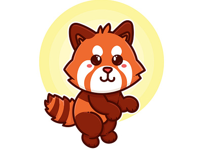 Cute Mini Red Panda