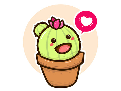 Cute Mini Cactus Plant