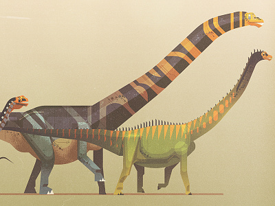 Sauropods dinosaurs graphic james gilleard sauropods vector