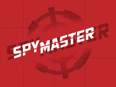 SPYMASTER LOGO 2160px branding design game art logo typography vector