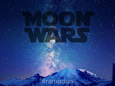 Moon Wars moon sighting pixelmator ramadan star wars
