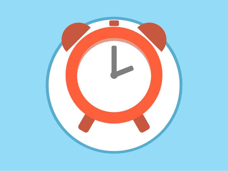2015 Icons Day 9 - Clock Icon 2015 icons 2015icons delivery clock