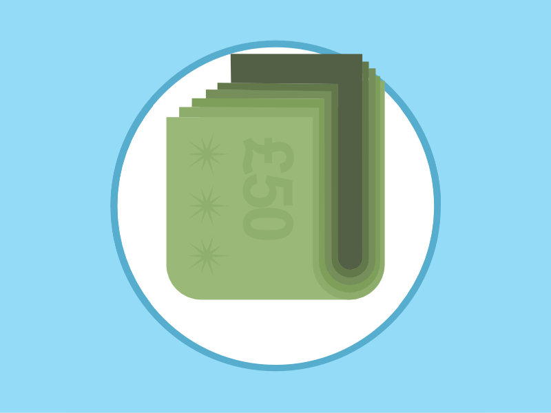 2015 Icons Day 12 - Bills Icon 2015 icons 2015icons delivery bills money